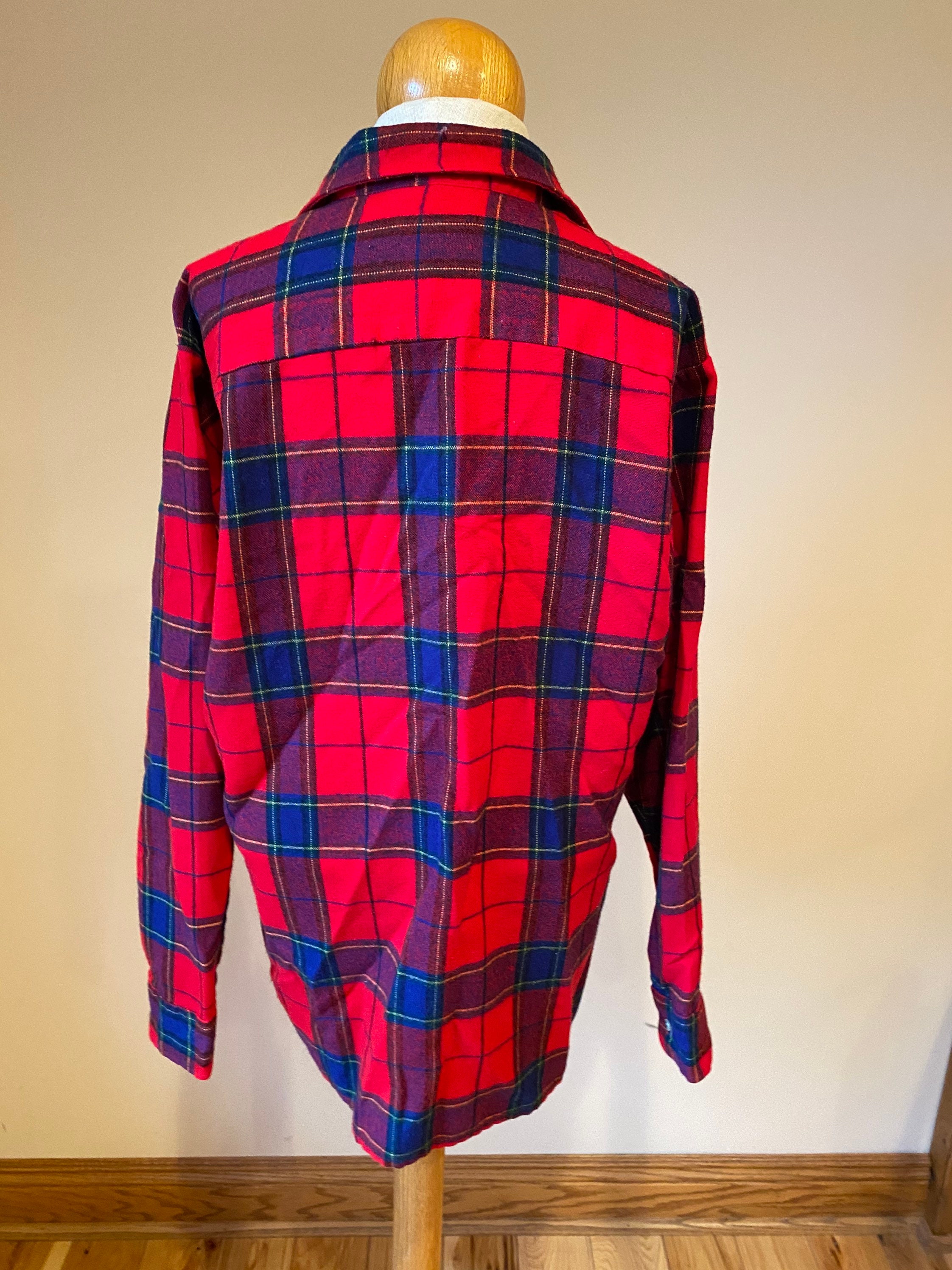 button down plaid jacket