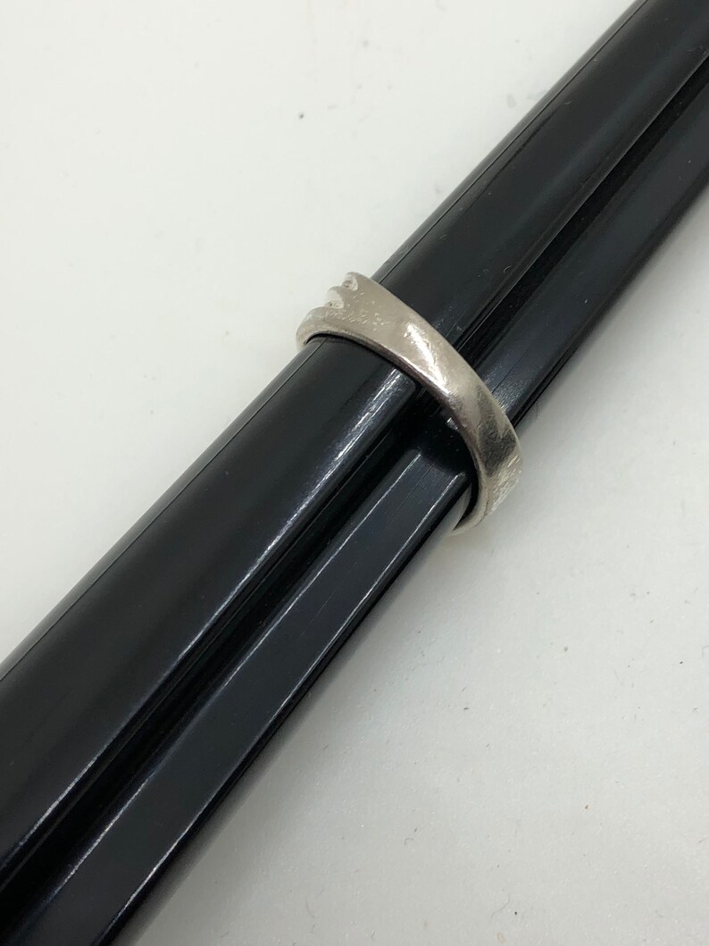 Sterling Silver Ring Unisex size 8 Ring Statement Ring Etsy