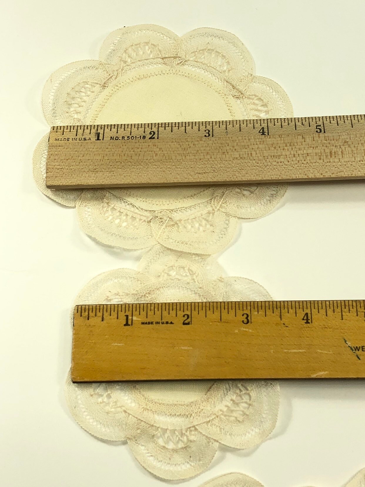 Belgium Lace Doilies, Handmade Vintage Coaster Set