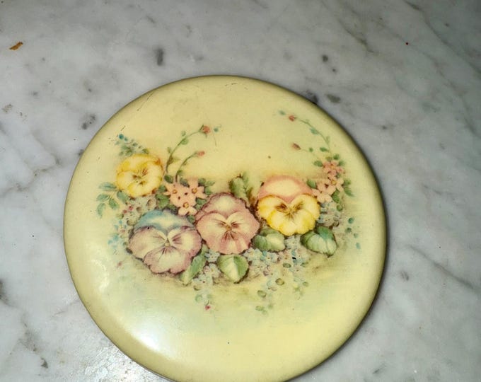 Mirror Compact Floral Rex Fifth Avenue Vintage Powder Vanity Display