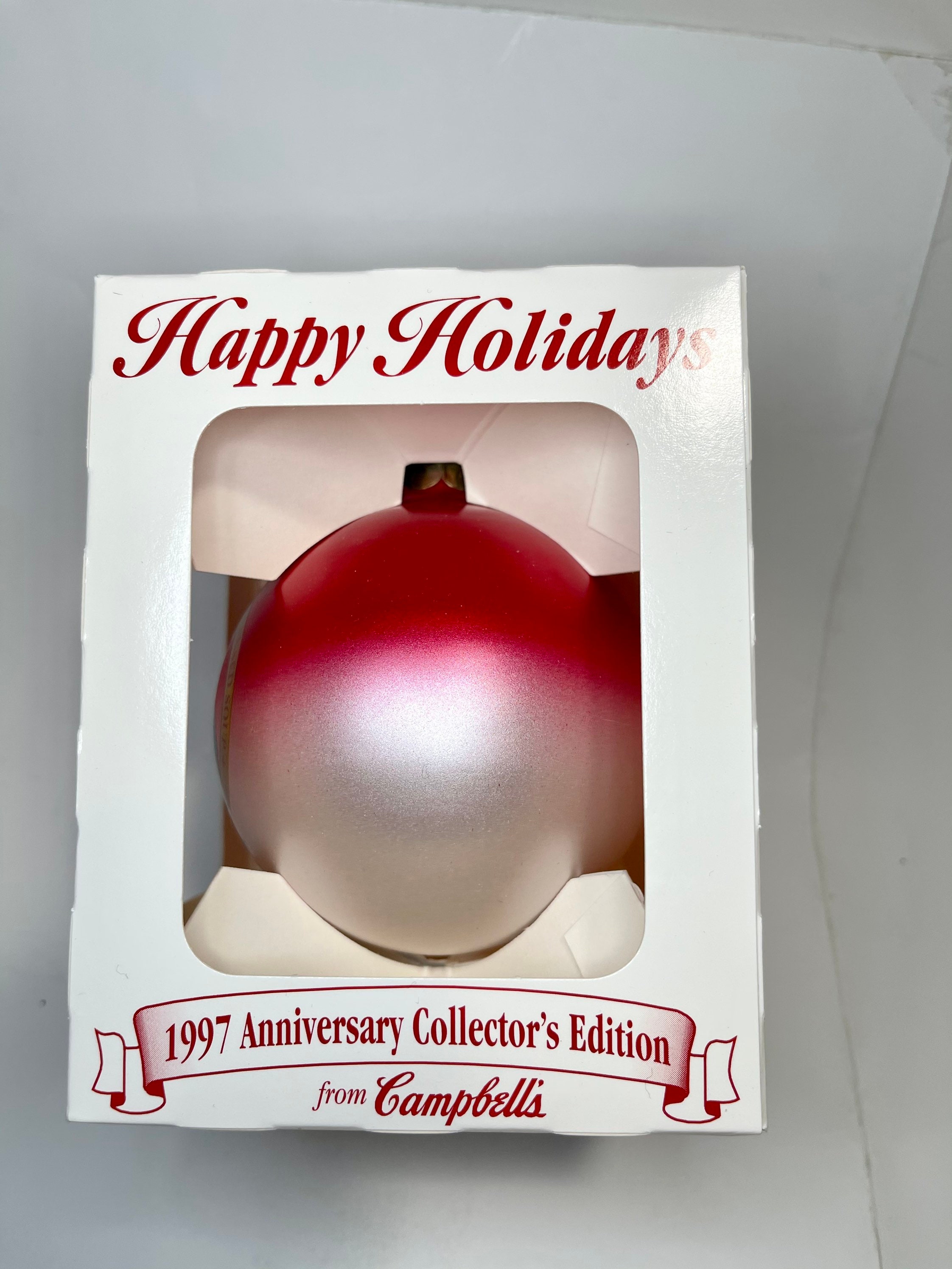 Christmas Tree Ornament Campbells Soup Collectible Ornament Etsy UK