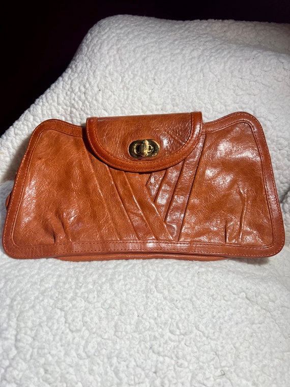 Leather Clutch Handbag, Treesje Stylish Everyday P