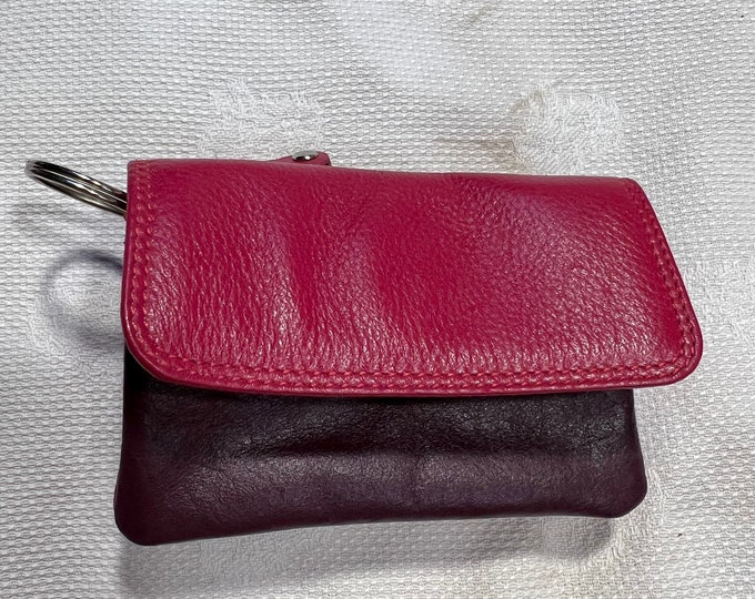 Leather Change Purse, Unisex Coin Bag, Money Keeper