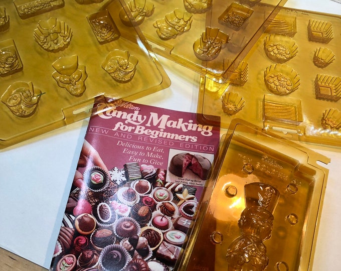 Candy Molds and Candy Making Book, Christmas Candy Craft