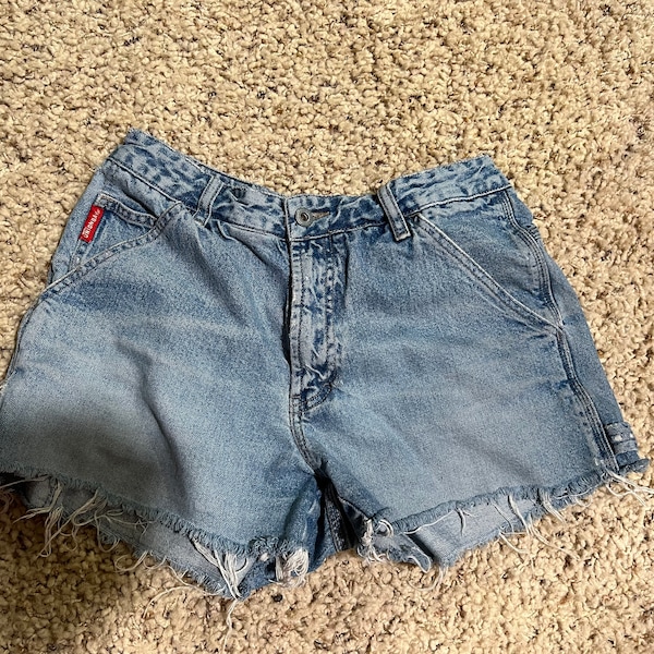 Jean Shorts, Denim Cut Offs, Booty Short, Unisex