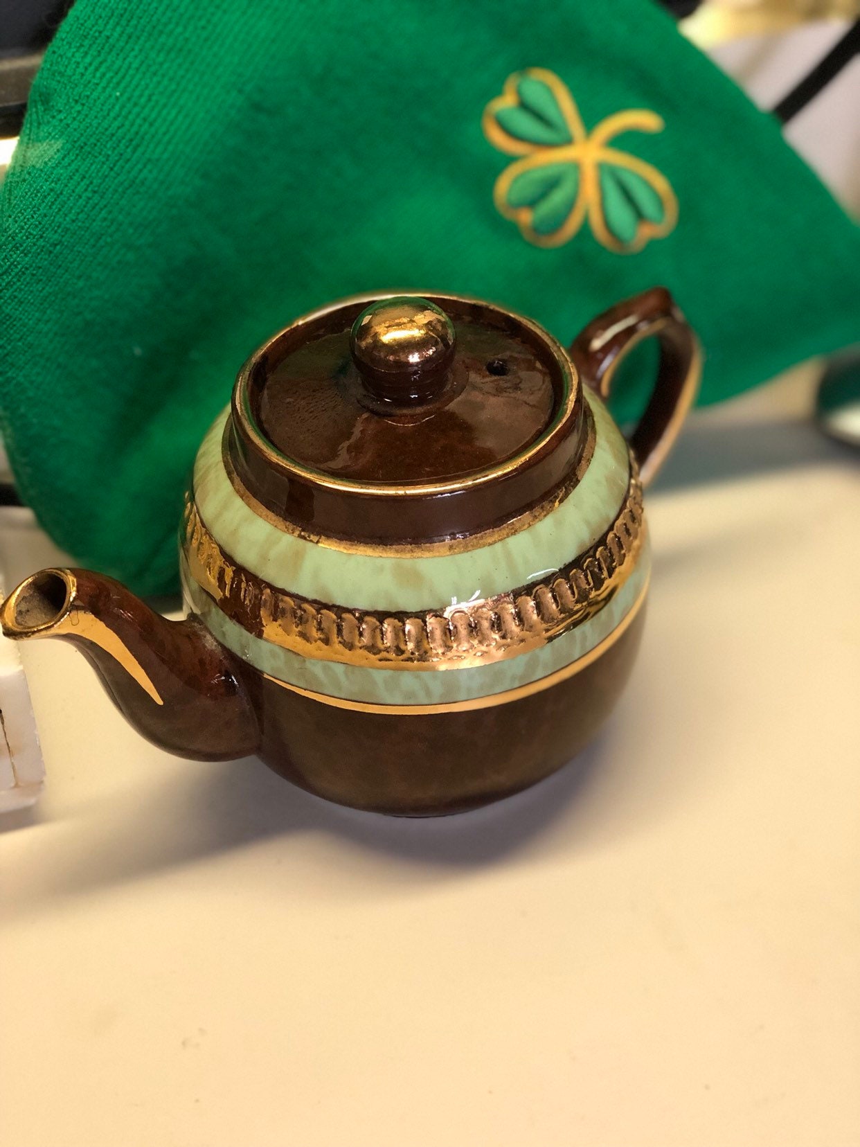 Teapot made in England Antique Porcelain Tea Pot Housewarming Gift