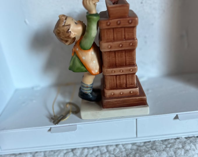 Hummel Collectible Vintage Figurine , Little Thrifty Bank