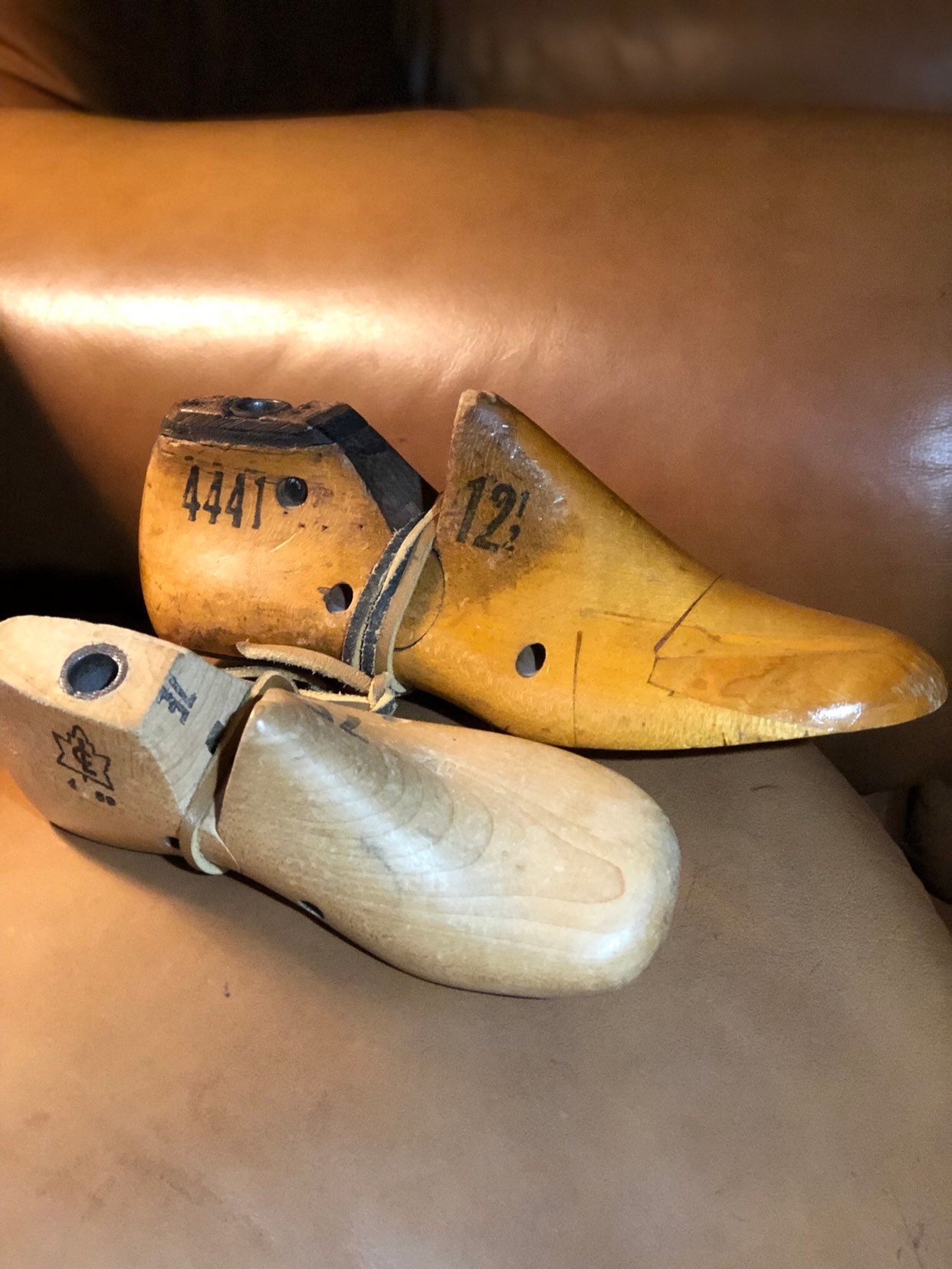 Vintage Vulcan Wooden Cobblers Shoe Form Retro Shoe