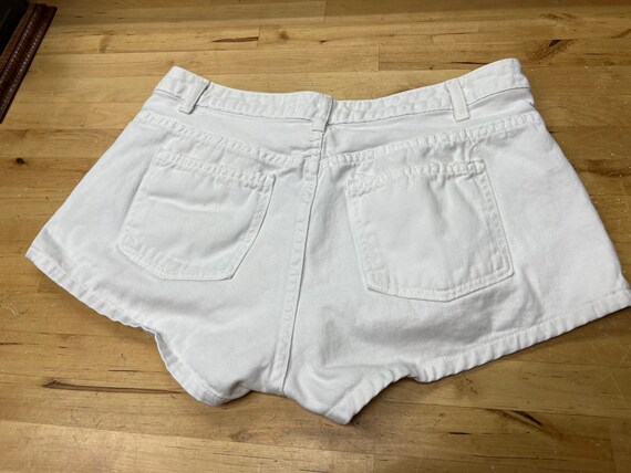 American apparel high hotsell waisted jean shorts