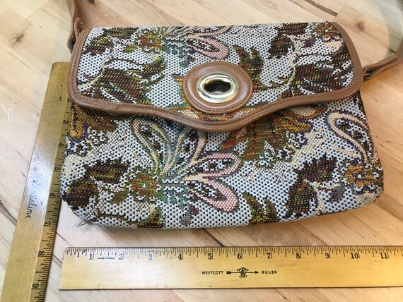 vintage tapestry Handbag, Carpet Bag Purse, retro… - image 8