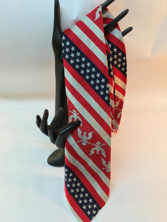 4th of July Necktie, Stars And Stripes USA