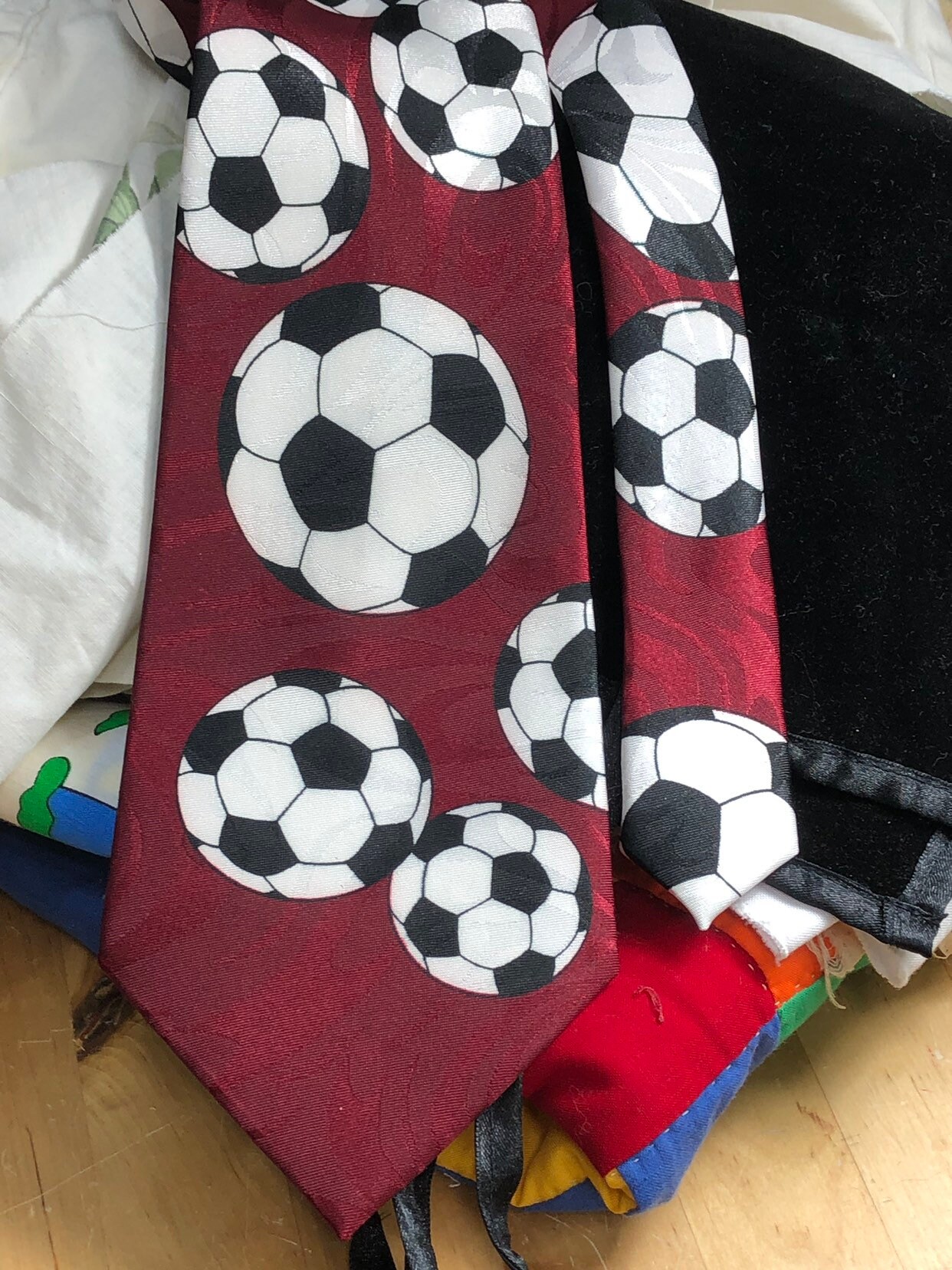 Soccer Ball Necktie Soccer Coach Tie Soccer Player Necktie