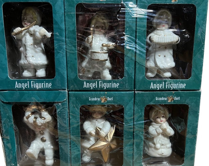 Angels Figurines Collection, Lot of Christmas Holiday Statues