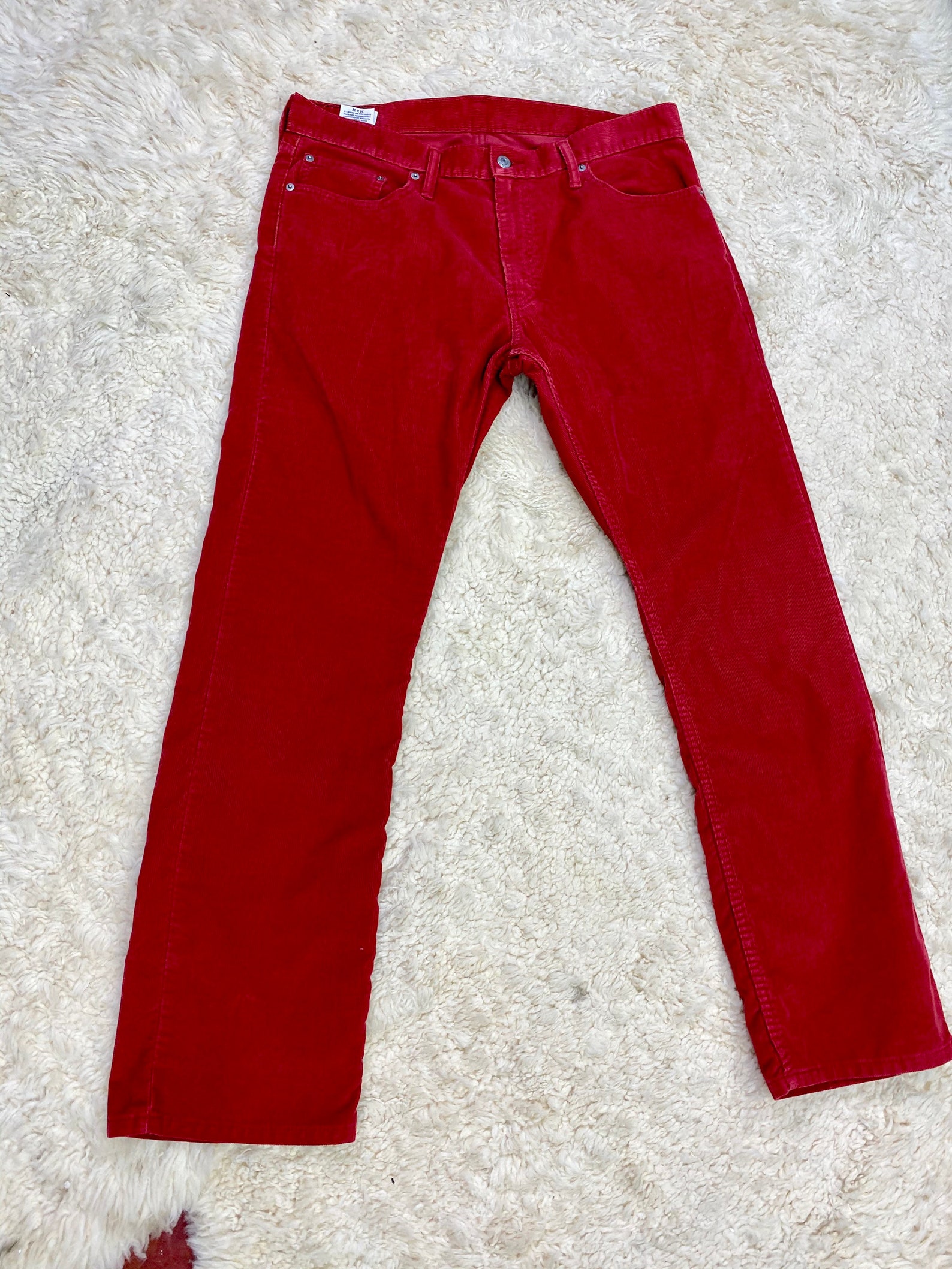 Levis Corduroy Jeans Burnt Orange Unisex Pants - Etsy