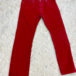 Levis Corduroy Jeans, Burnt Orange Unisex Pants image 9