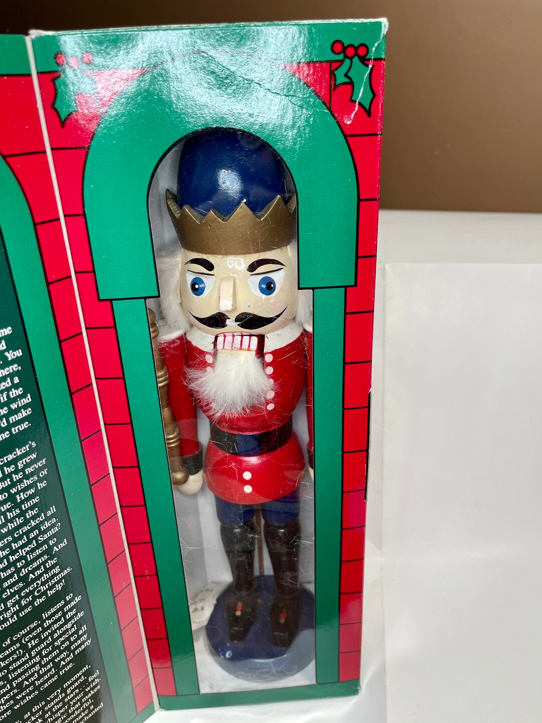 Large Nutcracker Soldier, Vintage Nutcracker Collectible Figurine