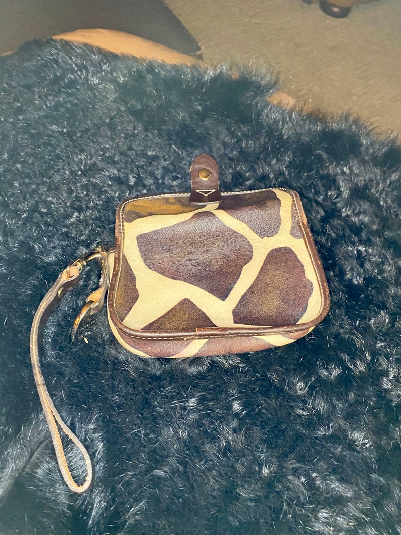 Cow Print Handbag Leather Cowgirl Wristlet Country Concert - Etsy