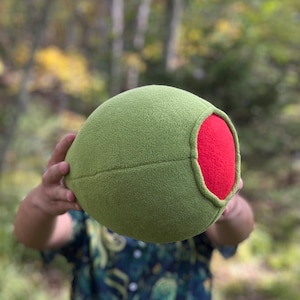 Large Green Pimento Olive Plush