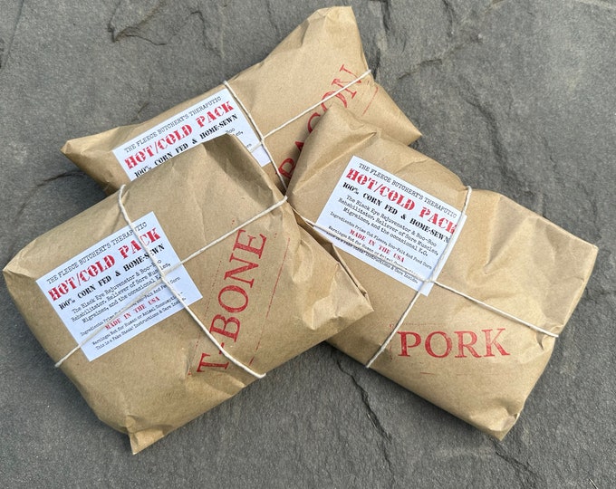 Eco-Friendly Butcher-Wrapped Therapeutic Steak Hot/Cold Pack