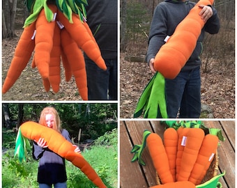 Plush Carrots!  A Size for every occasion!