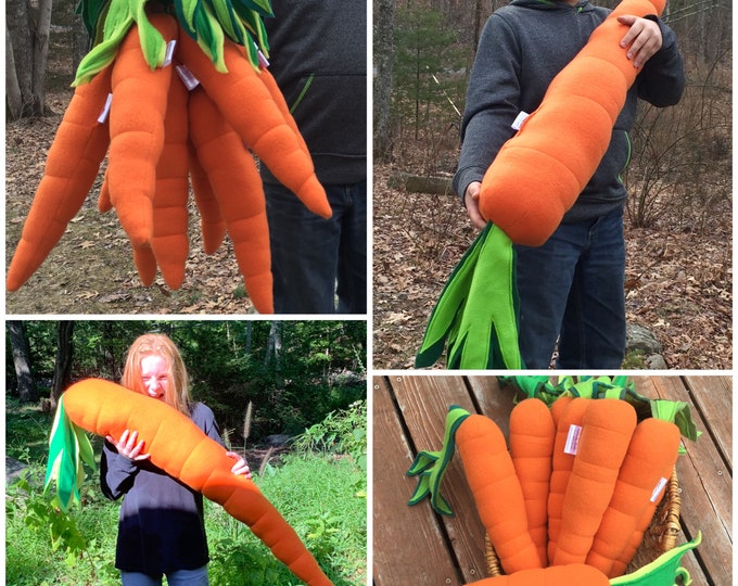 Plush Carrots!  A Size for every occasion!