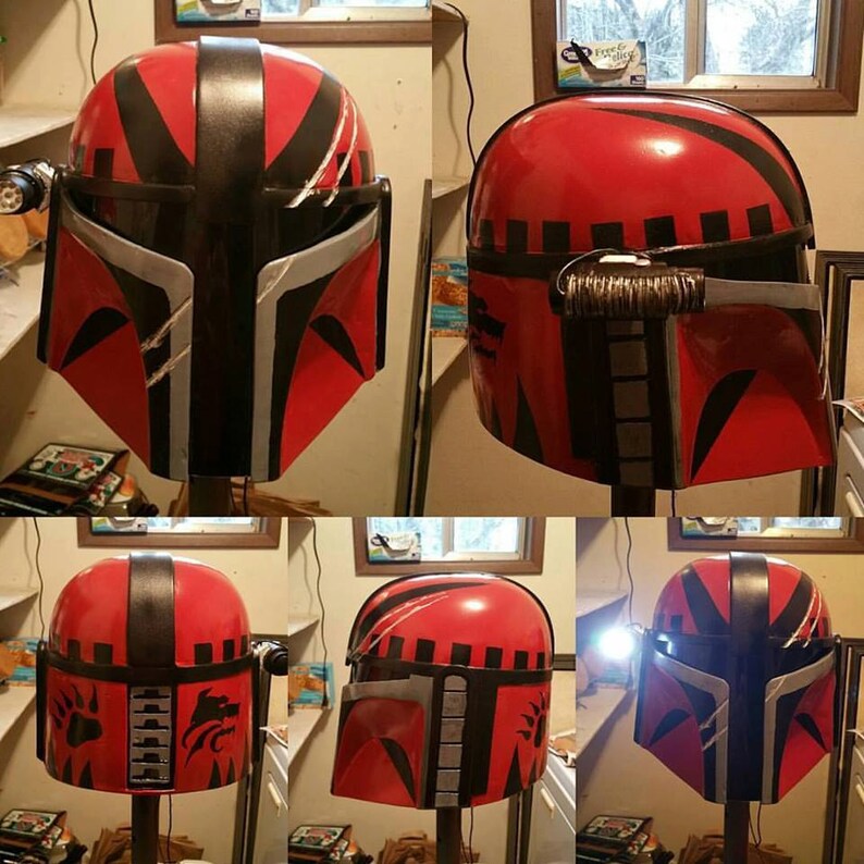 Star Wars Mandalorian Custom Helmet | Etsy