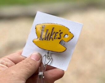 Luke’s badge reel, ID holder, nurse gift, Personalized badge holder