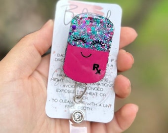 Happy pill badge reel