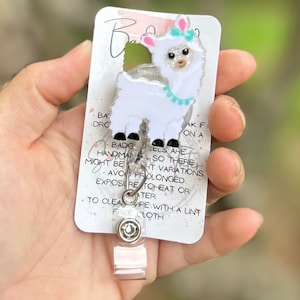Llama badge reel