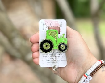 Tractor badge reel