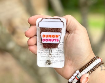 Dunkin badge reel