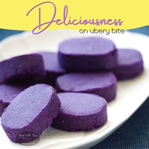 Ube Polvoron Delights - Delicious ube gourmet Filipino treats online.  Send it as a gift to someone special.