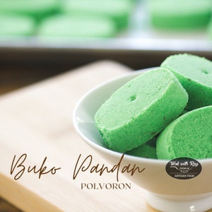 Buko Pandan Polvoron: A Taste of the Philippines.  Send it as a Gift to someone special. Order Online Now!