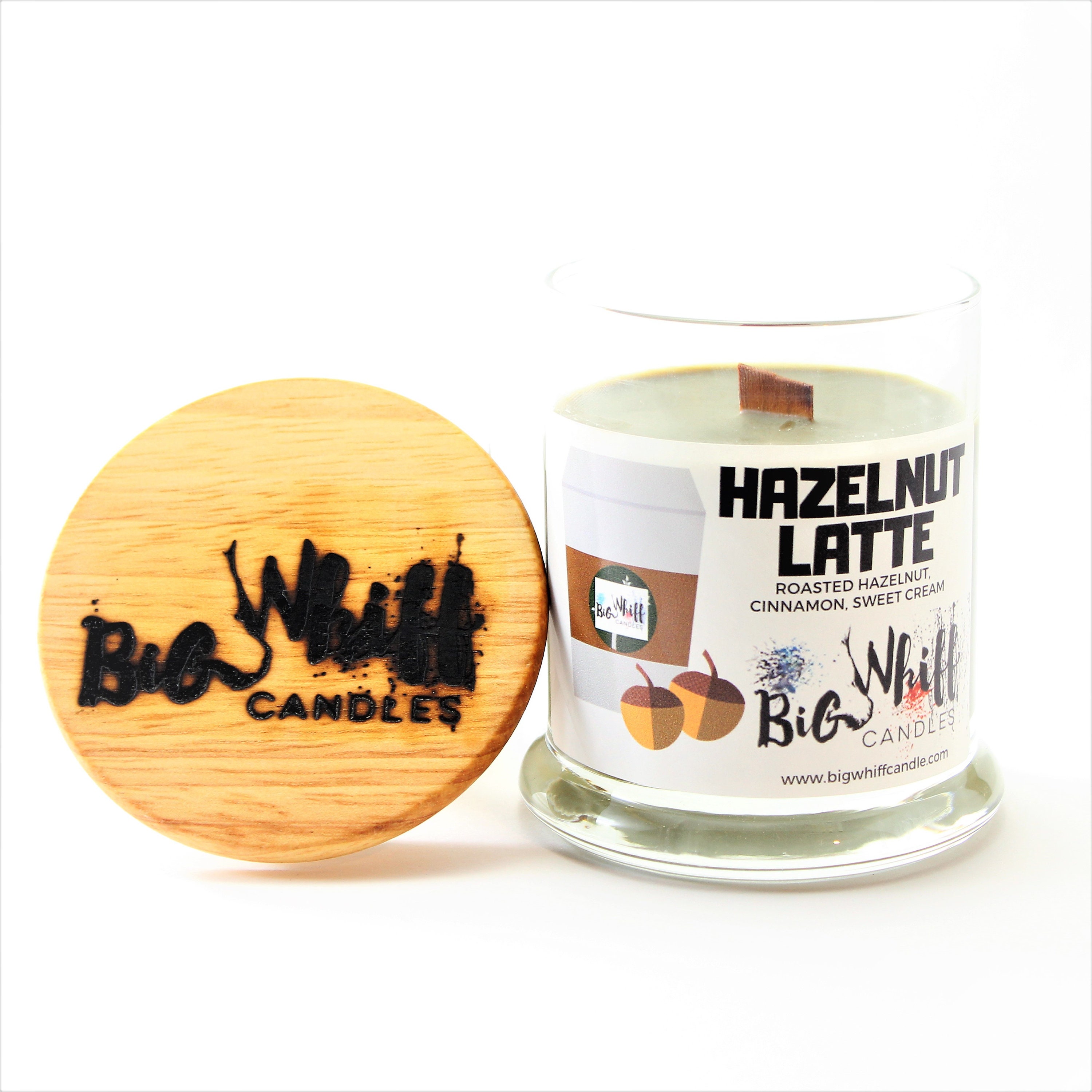 Hazelnut Latte Scented Candles Soy Candle Handmade Etsy