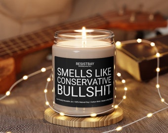 Smells Like Conservative BS Scented Soy Candle, 9oz