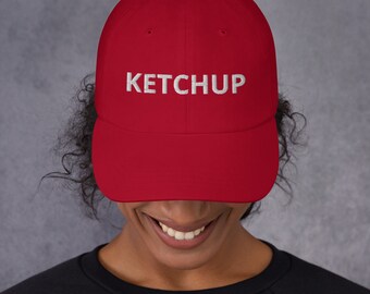 Ketchup Trump Dad hat