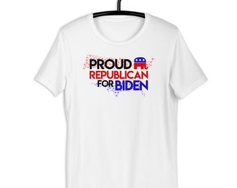 Proud Republican For Biden 2024 Unisex t-shirt