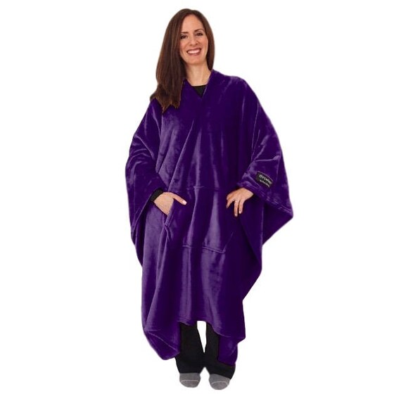 Original THROWBEE by Kona Benellie Blanket Poncho Wearable Throw