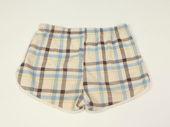 Plaid Dolphin Shorts, 1970s vintage - image 2