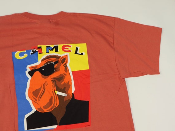 Orange Camel Classic Logo T-shirt, 1990s Vintage - image 3