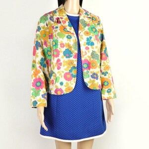 Floral Blazer Jacket, Beeline Fashions, 1960s Vintage