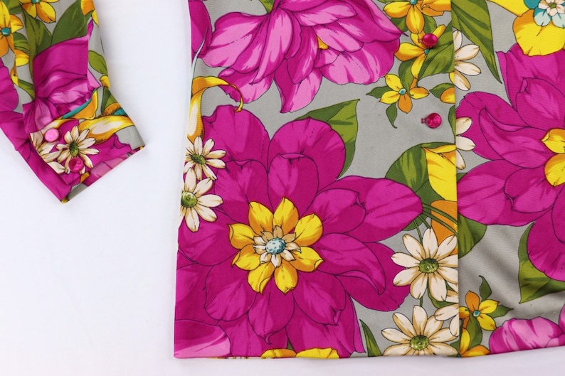 Funky floral 1970s shirt