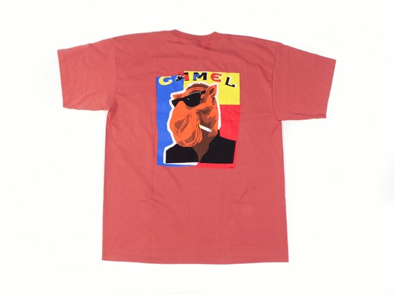 Orange Camel Classic Logo T-shirt, 1990s Vintage - image 1