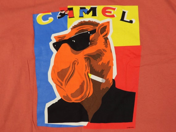 Orange Camel Classic Logo T-shirt, 1990s Vintage - image 4