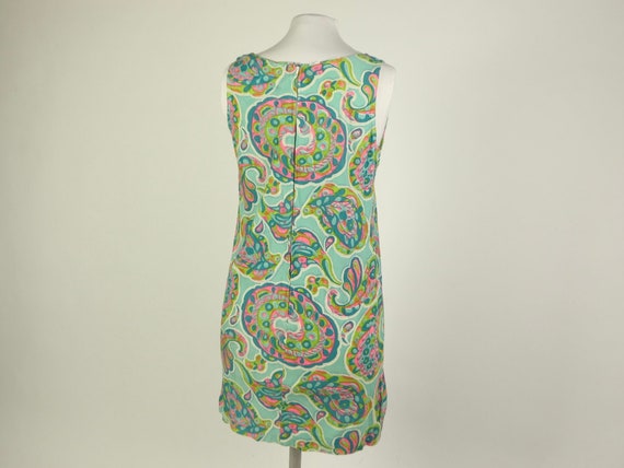 Paisley Road Mini Dress - Blue Paisley