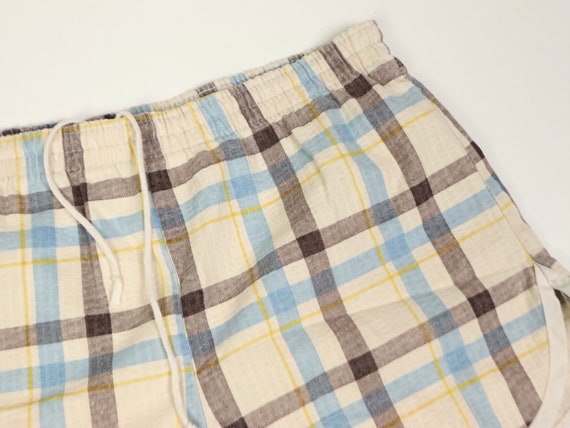 Plaid Dolphin Shorts, 1970s vintage - image 4