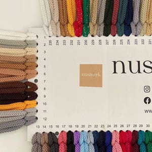 6 mm Makramee Schnur, Makramee Seil, Bastelschnur, Makramee Garn, Makramee Bedarf, dickes Makramee Garn, grobstrick Polyester Strickschnur, Polyester