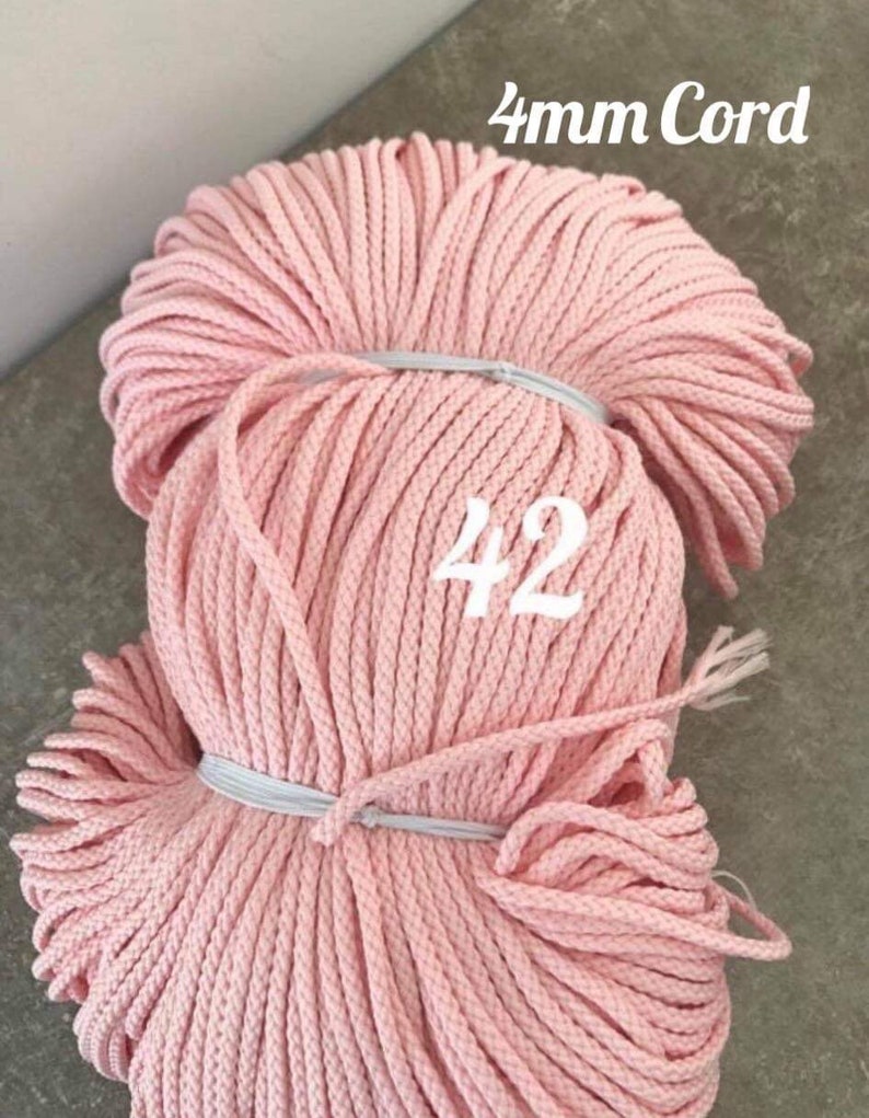 Macrame Cord 3mm/4mm/5mm Knitted Cord Binding Rope Weaving - Etsy