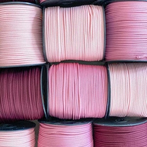 Macramé 6 mm polyester yard, Polyester yarn for DIY project, Polyester Thread,  crochet cord, Crochet materials
