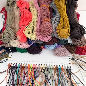 2mm Colorful Elastic Cord| Jewelry Making, DIY Crafts